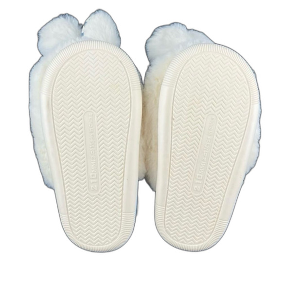 Cute Bunny Slippers with Blue Interior NWOT - Picture 2 of 2